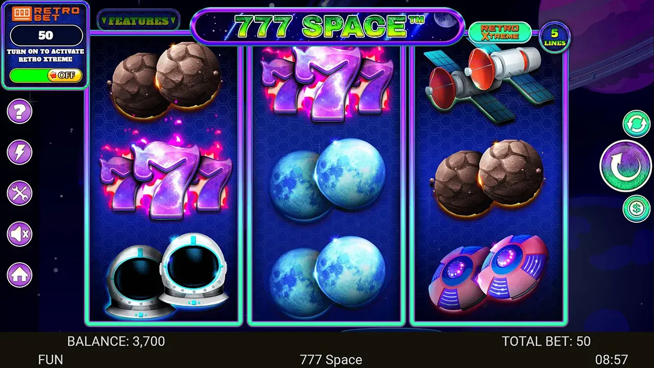 777 Space Symbole Specjalne