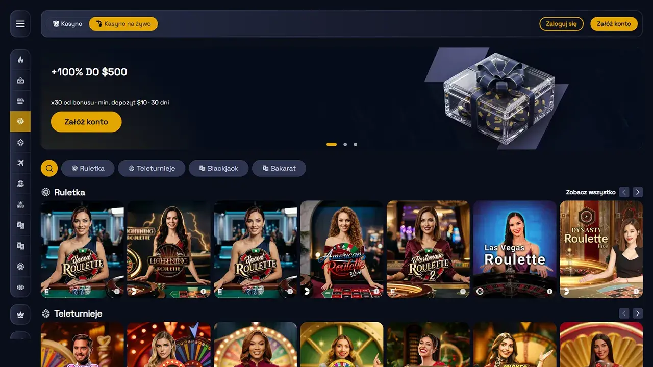 SpinCrypto Casino Krupier na Żywo SpinCrypto Casino Krupier na Żywo