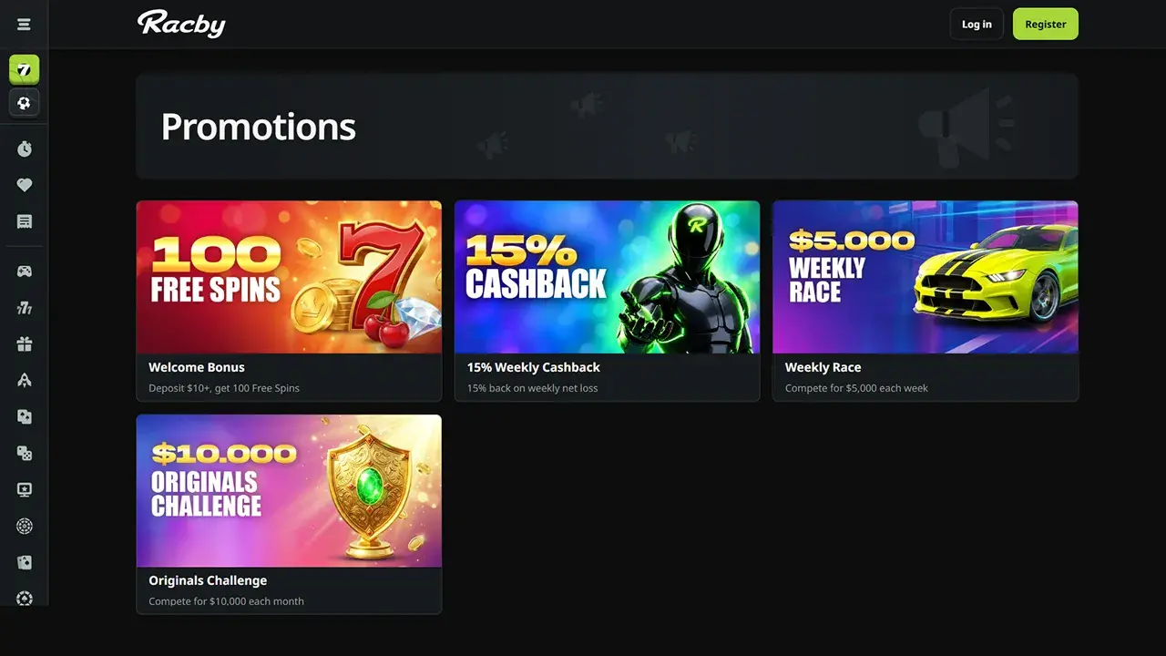 Racby Casino Promocje Racby Casino Promocje