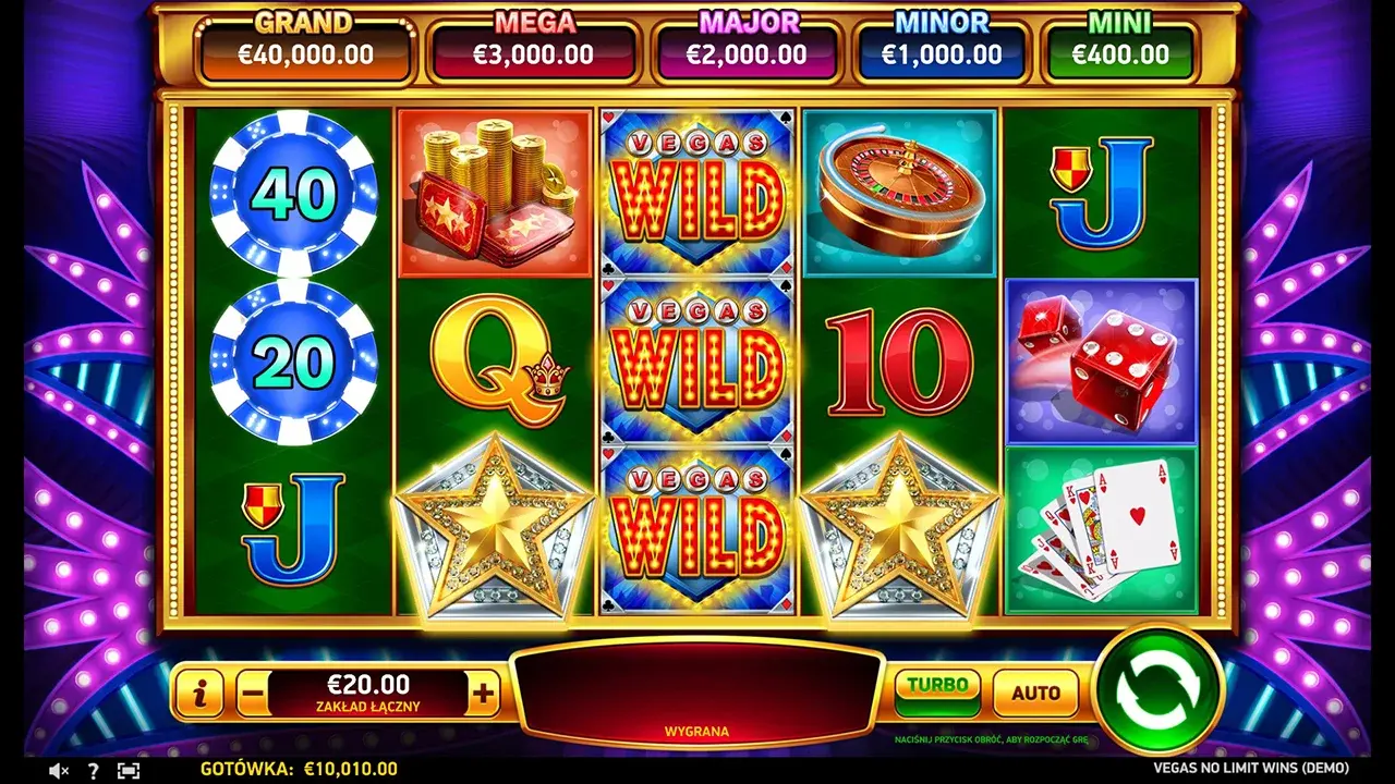 Vegas No Limit Wins Symbole Specjalne